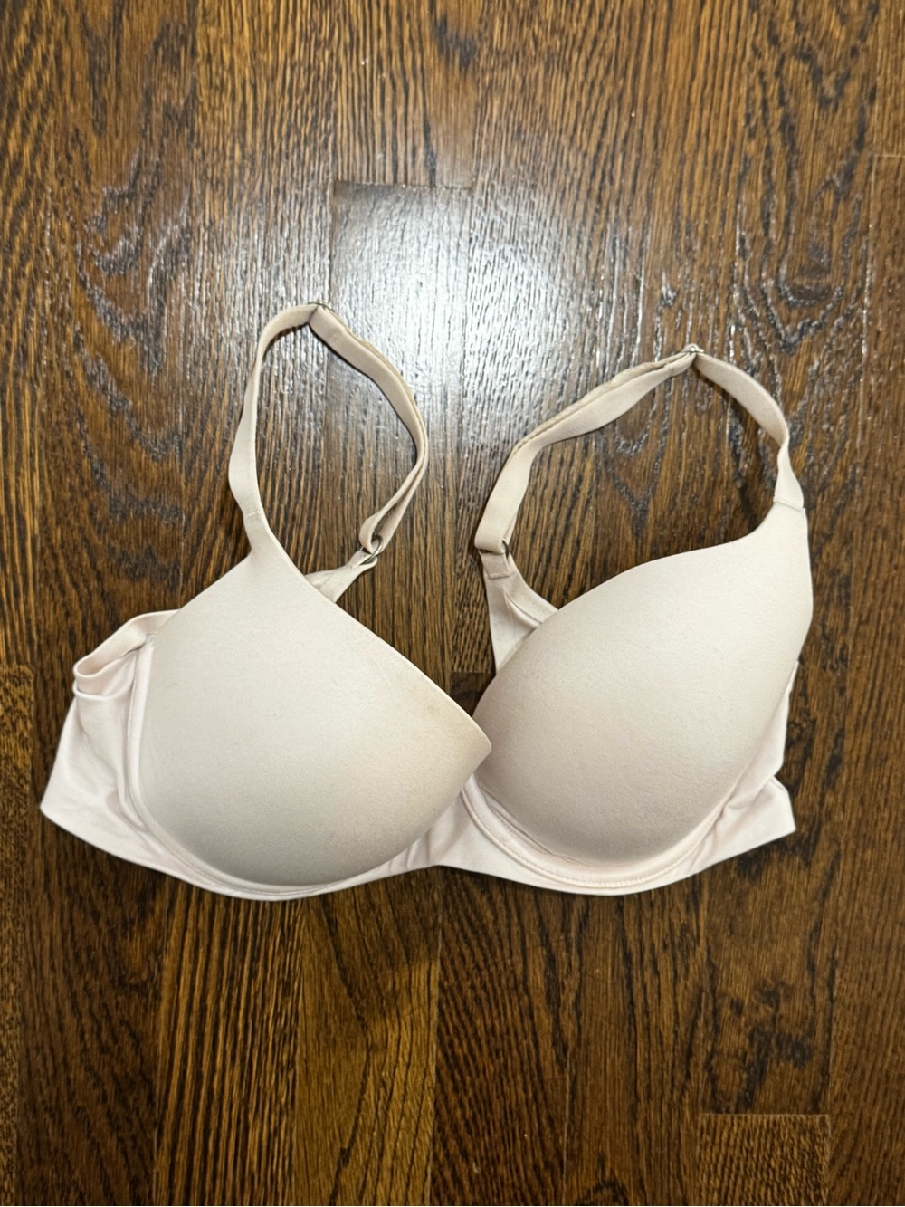aerie Smooth T-Shirt Bra in Light Beige